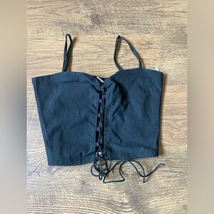 NWT black Windsor tank top